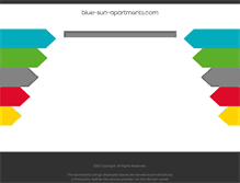 Tablet Screenshot of blue-sun-apartments.com